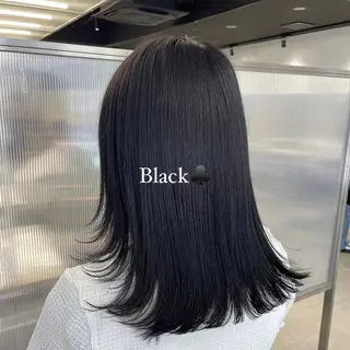 セミロング カラー sawaka🪽レイ ヤー/酸性ストレートのヘアスタイル