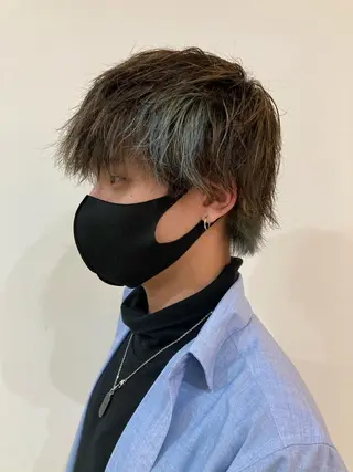 カラー メンズ 品田 真里のヘアスタイル