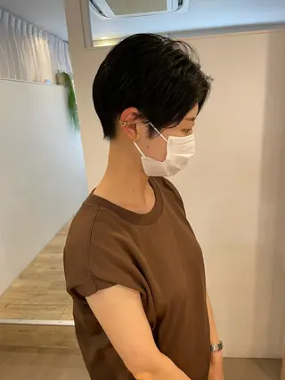 ショート 大迫 江梨のヘアスタイル