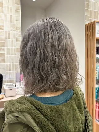 ミディアム クマ🐻天神 カットモデル募集のヘアスタイル