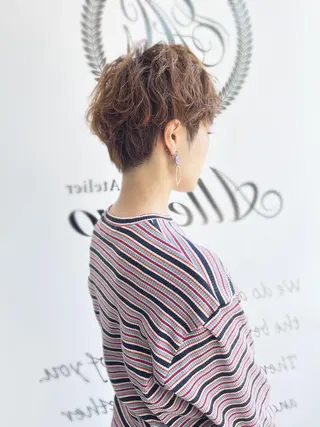 ショート パーマ MEY Kirinのヘアスタイル