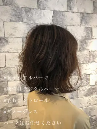 ショート カラー パーマ 美髪矯正 🌈髪質改善 山下のヘアスタイル