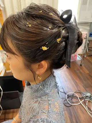 ロング ヘアアレンジ 池谷 久美子のヘアスタイル