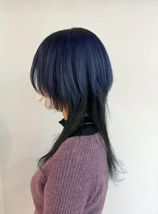 セミロング ☺︎ RIHOのヘアスタイル