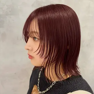 ショート カラー レイヤー🩰顔まわり /透明感/kanaのヘアスタイル