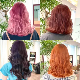 ミディアム カラー ヘアアレンジ 🌈インナーカラー ‘ショウマ’🌈のヘアスタイル