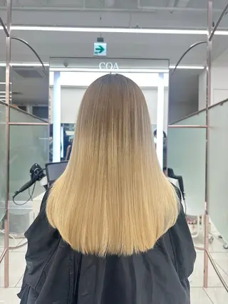ロング COA🎀オギユリ /透明感カラー🫧のヘアスタイル