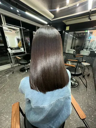 ロング パーマ 髪質改善⭐️縮毛矯正 中野⭐️Rinaのヘアスタイル