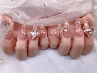 ネイル U・mi nail salon【長さ出し/パラジェル/持ち込み/定額ネイル/学割U24】所属・Uminail ゆうゆうのネイルデザイン