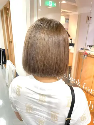 ショート カラー 過去一の柔髪ヘア 🌿einshairのヘアスタイル