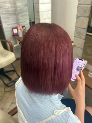 カラー 袈叶 ✨のヘアスタイル