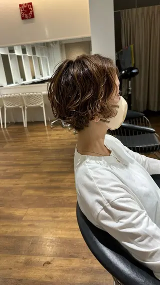 ショート パーマ アスナ /本日空きあり◎のヘアスタイル
