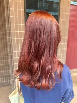 セミロング カラー 清水 遥香のヘアスタイル