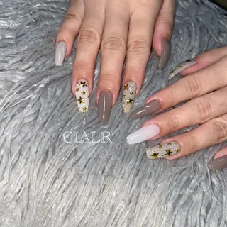 ロング カラー ネイル nail salon LNのネイルデザイン