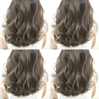 ミディアム カラー 井上 一平のヘアスタイル