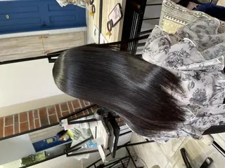 セミロング 縮毛矯正/髪質改善 特化/冨島智基のヘアスタイル