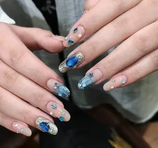 ネイル By moonネイル 🌷ワンホン/韓国風のネイルデザイン