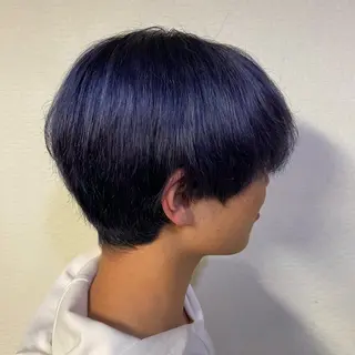 カラー メンズ ｼﾉｻﾞｷ ｷﾅのヘアスタイル