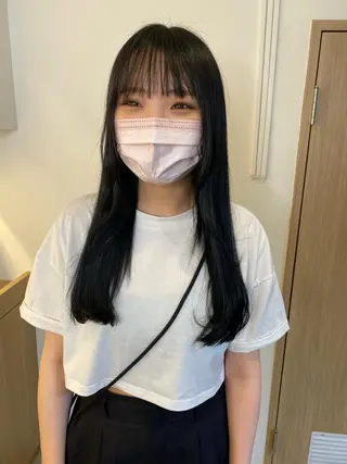セミロング カラー 口コミ150件超え 💬☘️笹岡航太のヘアスタイル