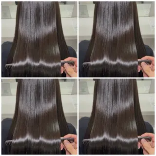 ロング カラー 髪質改善 艶髪矯正 エクステ かいり✂️のヘアスタイル