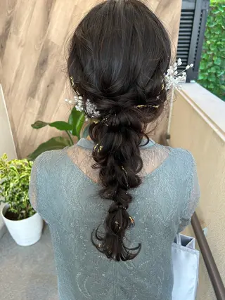 ロング ヘアアレンジ SHANTi 飯塚 ヘアセット/髪質改善のヘアスタイル