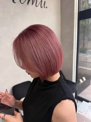 ショート カラー 【韓国ヘア ×髪質改善】内田のヘアスタイル