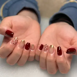 ネイル MAO /  香椎 / フィルイン対応のネイルデザイン