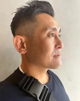ショート メンズ 骨格補正カット✂︎ 🌟菅野陽介🌟のヘアスタイル