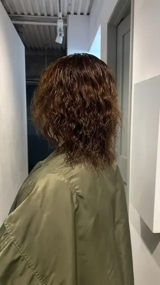 ミディアム パーマ ☆ HARUKA ☆のヘアスタイル