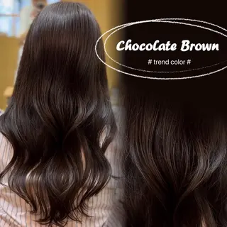 ロング カラー トゥサリ/ 海外ヘア/レイヤーのヘアスタイル