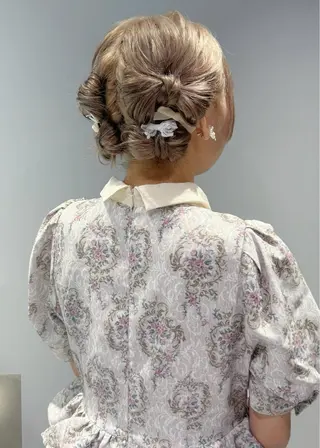 ヘアアレンジ 艶 ケアブリーチ 🎀🩵RISAのヘアスタイル