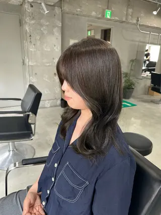 ミディアム カラー 本場韓国ヘア特化 아이비/Aibiのヘアスタイル