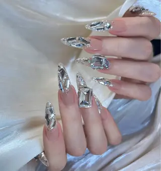ネイル 🍑長さだし ワンホン💅モモコのネイルデザイン