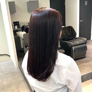 ロング カラー ﾚｲﾔｰ/ﾊｲﾄｰﾝ WAKANAのヘアスタイル