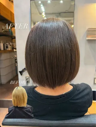 ショート カラー 伊東 愛理のヘアスタイル
