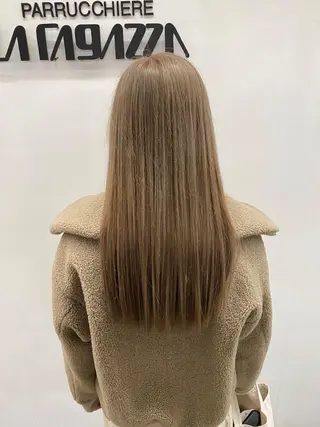 ロング カラー 東條 克義のヘアスタイル