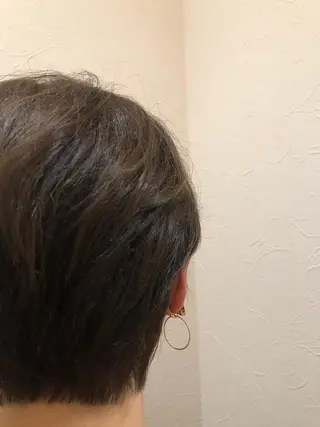 ショート カラー ヘアアレンジ IVY villa Suzu.のヘアスタイル