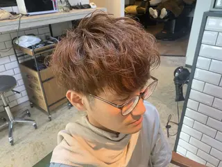 メンズ anhelo髪質改善 メテオ髪質改善名駅のヘアスタイル