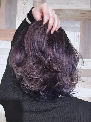 ミディアム カラー パルーザ代表👑 YUYAのヘアスタイル