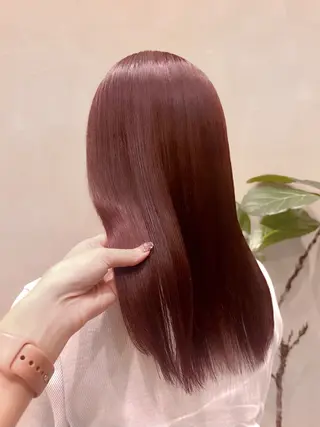 セミロング カラー 越後 遥/ 透明感カラー🪞🤍のヘアスタイル