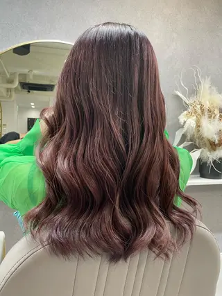 ロング バレイヤージュ/ハイ ライト/庄司鉄平のヘアスタイル