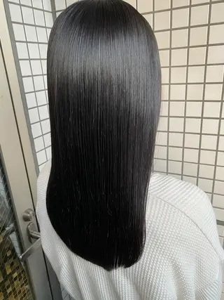 セミロング カラー パーマ Bianca 代表 硲 貴亮【東武練馬】のヘアスタイル