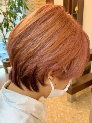 ショート カラー 三ツ井凌 【ヘアケアサロン】のヘアスタイル