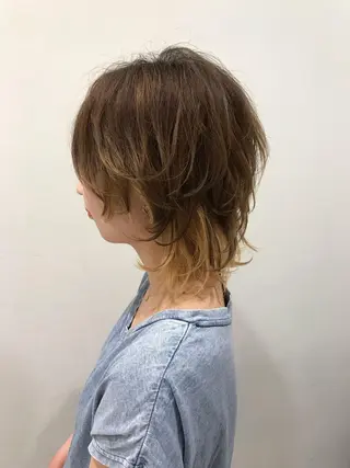 ショート クロスパーマ松永裕久 似合わせカットのヘアスタイル