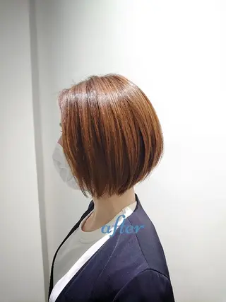 ショート カラー 🐱higajo🐱 比嘉門(ヒガジョウ)のヘアスタイル
