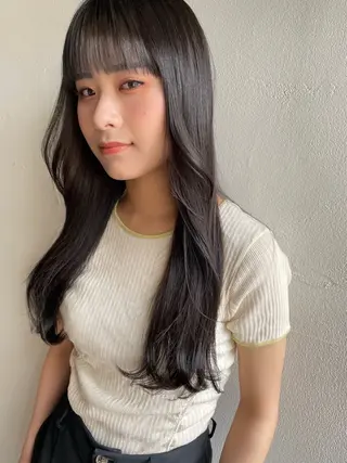 ロング 石川 理恵のヘアスタイル