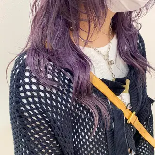 ロング カラー マンツーマン女性 美容師 奏のヘアスタイル