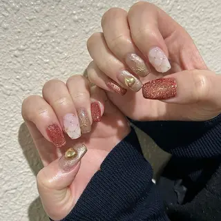 ネイル パラあり！フィルイン 美フォルムのネイルデザイン
