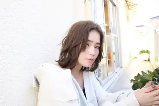 ミディアム カラー ☕️ベージュカラー 内藤光哉☕️のヘアスタイル