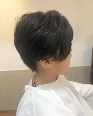 ショート キッズ 谷口ゆめ/縮毛矯正/ 大人女子/眉ワックスのヘアスタイル